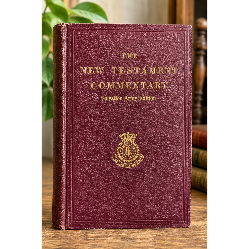 Vtg Salvation Army New Testament Commentary Hardcover General Booth‎ Christian